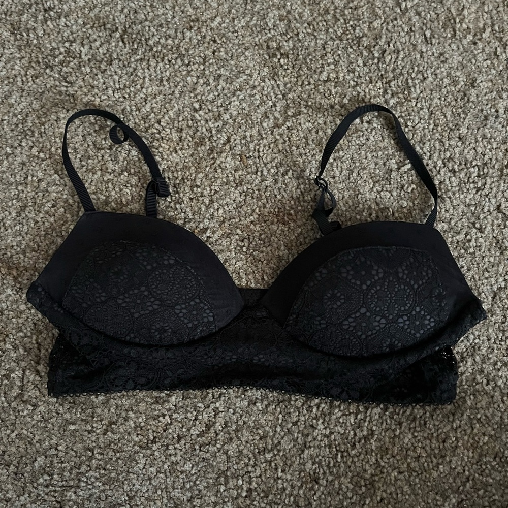 Victoria's Secret Black Lace Bra